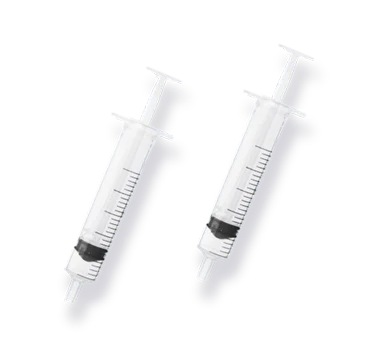 Two syringes